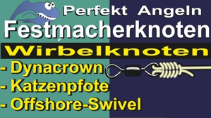 Video Dynacrown Katzenpfote Offshore Swivel Angelknoten